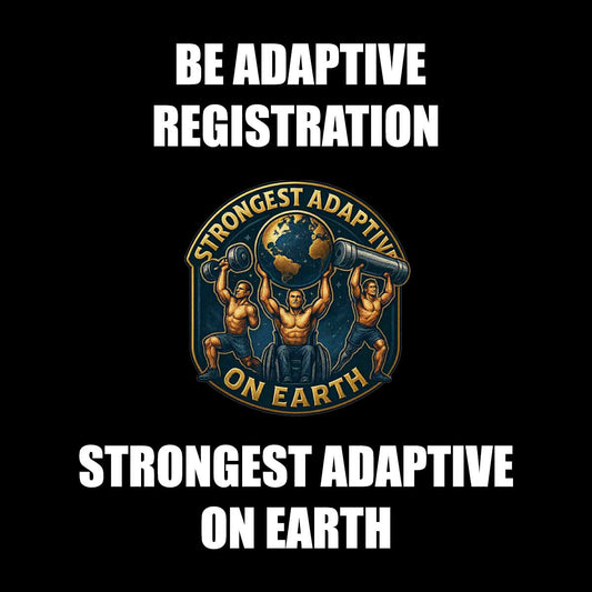 Be Adaptive Online Competition for able bodied athletes- Event Registration